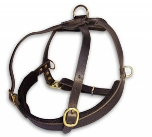 Rottweiler Leather Road Harness